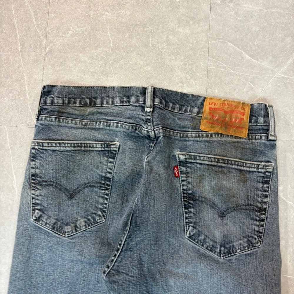 Levis 514 Straight Fit Mens Jeans Blue Denim W34 L34 2818